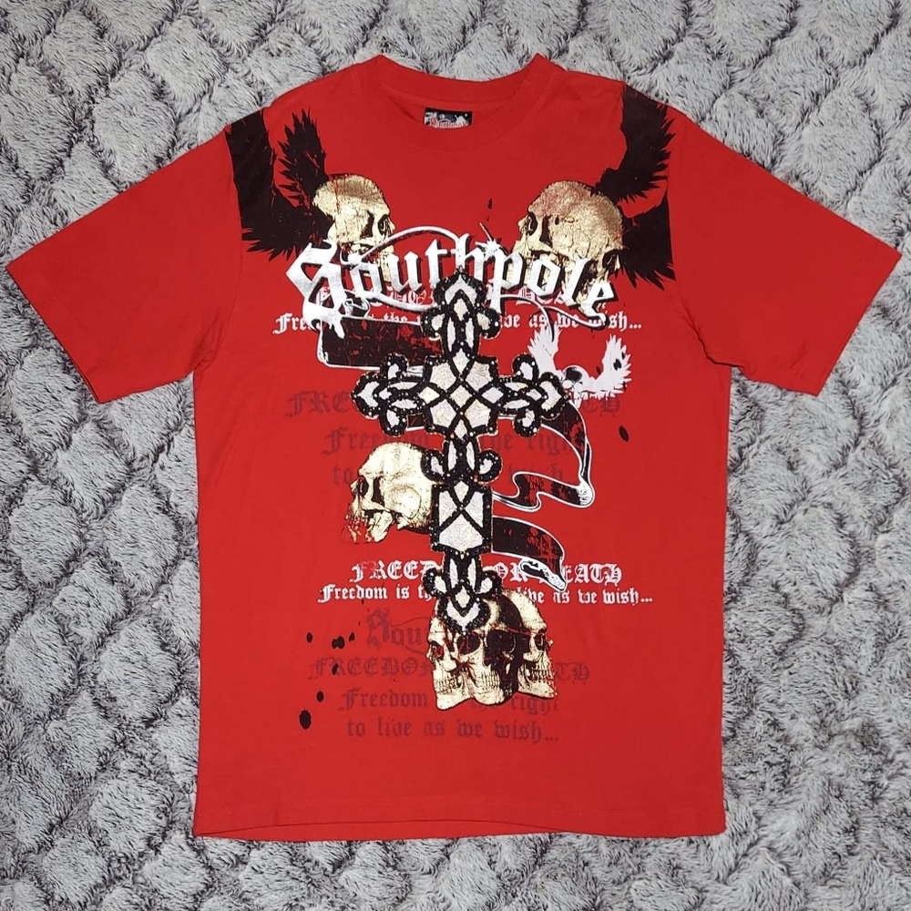 Southpole Embellished Graphic Tshirt XL